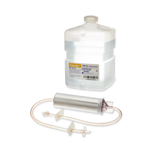 Medline Hudson RCI Sterile Water Conchapak Humidification System with 1,650 mL Concha Reservoir and Standard ConchaColumn Column with 2 Vertical Ports - 385-70 - 6 Each