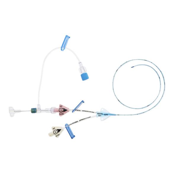 Teleflex Medical Blue VPS Precision Stylet Arrowg+ard Advance PICC, Double-Lumen, 5 Fr x 40 cm - CDC-44052-VPS2 - 3 Each
