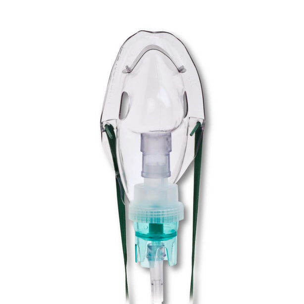 Teleflex Medical Medline Hudson RCI Up-Draft II Opti-Neb Nebulizer, with 7' Star Lumen Oxygen Tubing, Standard Connector and Elongated Adult Mask - RHS705U - 50 Each