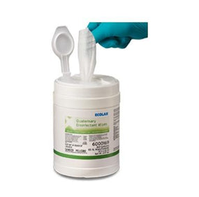 ECOLAB Quaternary Disinfectant Wipes 6000166 12 Each - MDL-HUN6000166