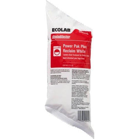 Ecolab StainBlaster Power Pak Plus Reclaim White 6100909 - 12.0 Each