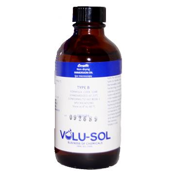 Volu-Sol Volu-Sol Type B High-Viscosity Immersion Oil 16484-4C - 12.0 Each