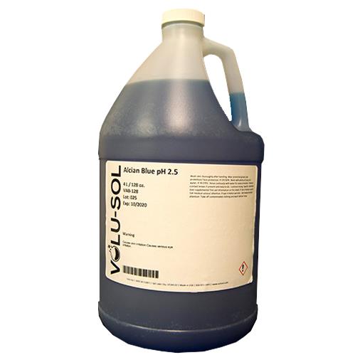 Volu-Sol Alcian Blue pH 2.5 Solution VAB-128C - 4.0 Each