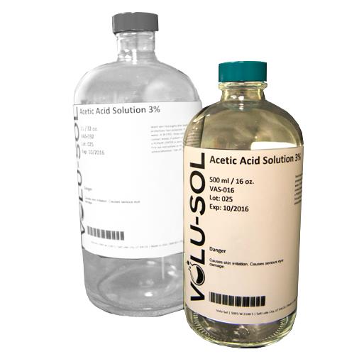 Volu-Sol Acetic Acid Solution 3% VAS-016 - 1.0 Each