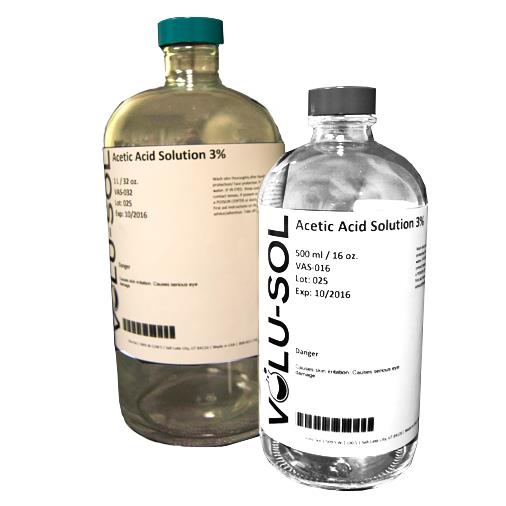 Volu-Sol Acetic Acid Solution 3% VAS-032 - 1.0 Each