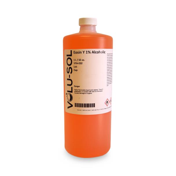 Volu-Sol Eosin Y, 1% Alcoholic, 32 oz., 12 per Case - HVOVYA032C