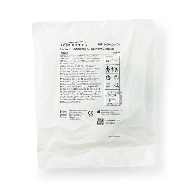 Royal Philips CO2 989803206641 Nasal Co2/O2 Cannula, Adult - MDL-HWP803206641H - 1 Each