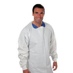 Icp Medical by ICP-7052FCC Knit Cuff Extended Wear Comfort Isolation Gown, White, Unisex Size XL - MDL-ICPCP7052FCC - 50 Each