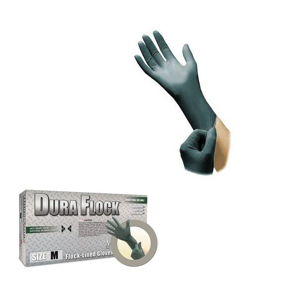 Microflex Dura Flock Nitrile Gloves - DFK-608-XL - 500 Each - MDL-ICRDFK608XL