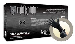 Microflex MidKnight Nitrile Exam Gloves - MK-296-S - 1000 Each - MDL-ICRMK296S