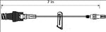 ICU Medical IV Extension Set Small Bore 60 Inch Tubing - Case of 50 - B9900-34-CS