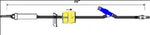 ICU Medical Primary IV Administration Set ICU Gravity 1 Port 20 Drops / mL Drip Rate 78 Inch Tubing - Case of 25 - B9801-CS