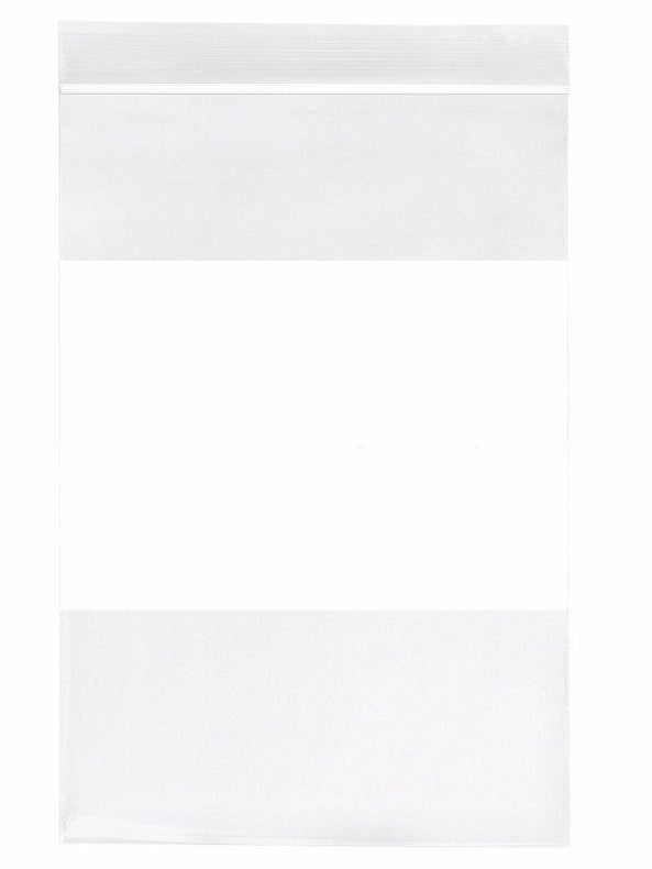 Inteplast Group Ltd Minigrip Reclosable White Specimen Bags - IGLIP2W0810