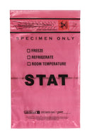 Inteplast Specimen MGTZ69S Lab Guard Bag with Tear Zone, Stat, Red, 6" x 9" - MDL-IGLIPMGTZ69S - 1000 Each