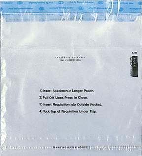 3 Wall Double Pocket Non Biohazard Bag - UF95-610 - 100 Each - MDL-IGLIPUF95610Z