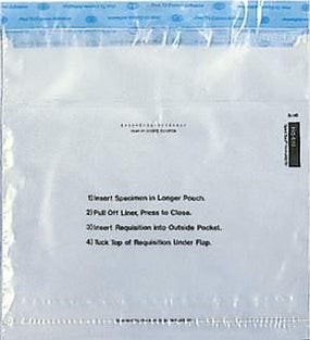 3 Wall Double Pocket Non Biohazard Bag - UF95-610 - 1000 Each - MDL-IGLIPUF95610