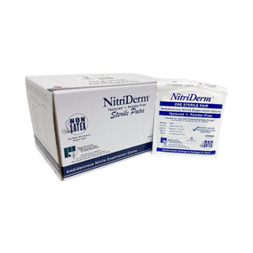 Innovative Healthcare Corporation NitriDerm 800 Nitrile Sterile Exam Gloves 108350 - 200.0 Pair