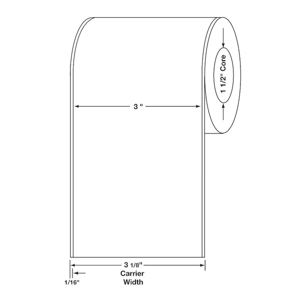Centurion Blank Labels - IJL30015 - 8 Roll - MDL-IJL30015