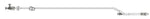 37" IV Extension Set with 5 mL Priming Volume, Pinch Clamp, 4-Way Stopcock, SmartSite Needle-Free Valve and 2-Piece Male Luer Lock, Specialty 2-Way Manifold - 25202E - 50 Each