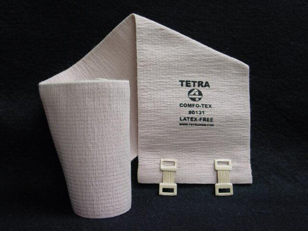 Tetra Medical Comfo-Tex Elastic Bandage, Sterile, 4" x 5 yd. (10.2 cm x 4.6 m) - 0131-4S - 10 Each