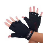Impacto Protective Products Inc Mesh Half-Finger Anti-Impact Gloves with Synthetic Suede Palm ST820640 -