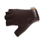 Impacto Protective Products Inc Mesh Half-Finger Anti-Impact Gloves with Leather Palm ST861060 -