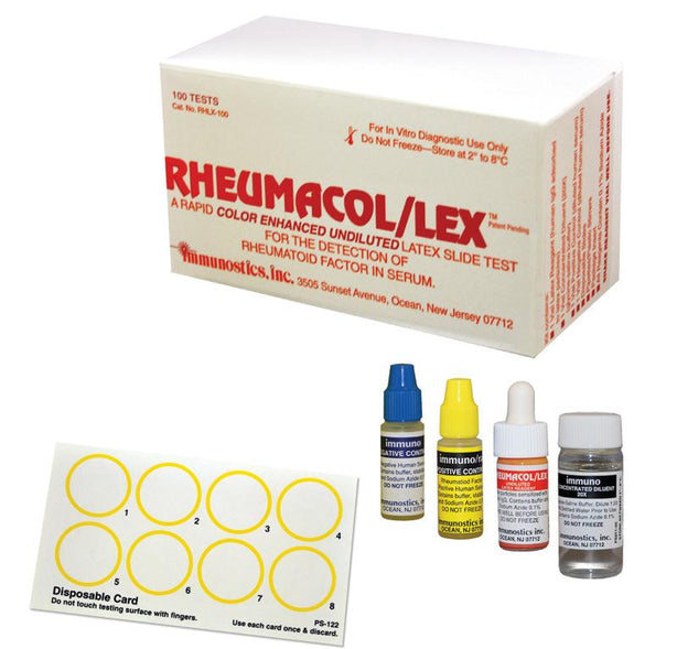 Immunostics Inc Immunostics Detector Rheumacol Lex Tests RHLX-50 - 50.0 Each