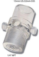 Instrumentation Industries Gauge Adapter for Ventilator Cirucits BE 149-1 - 1.0 Each