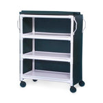 Innovative Unltd by 3-Shelf Linen Cart, 40" W x 20" D x 48" H - LC36-3 - 1 Each
