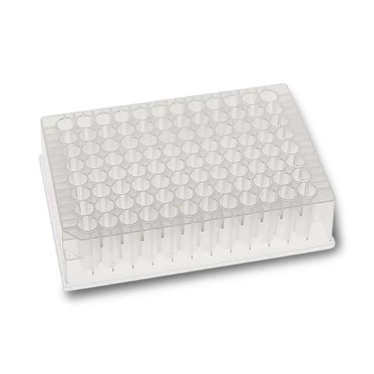 96-Well Plate, Clear, Round Well, U Bottom, Shared Wall, Sterile, Individually Wrapped, 1.2 mL, U-Bottom Assay - DP12UR-9-NS-IW - 20 Each