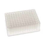 96-Deep V-Bottom Deep Well Plate with 96 Round V-Shaped Conical Wells and Raised Rims, 1.3 mL Volume, 50/Ea - DP13VR-9I-N - 50 Each