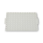 Innovative Laboratory Round Plug Silicone Sealing Mat Printed with Alphanumeric Grid, for 96-Well Blocks, 6.5 mm dia. - DPMATR-500-PRT - 50 Each