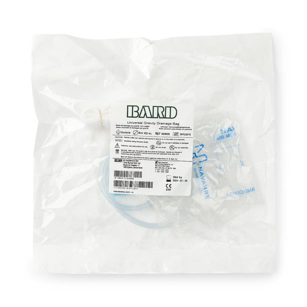 Cr Bard CR Bard Navarre Peripheral Vascular Gravity Drainage Bags - IPRNDB600H