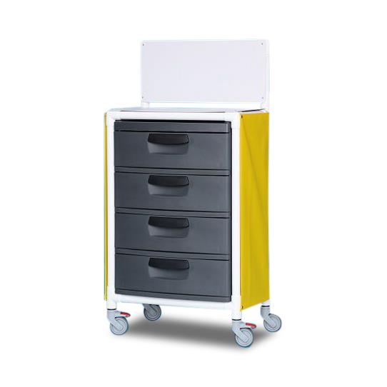 Innovative Unltd Isolation Station Cart with 4 Drawers - IPUISOST45