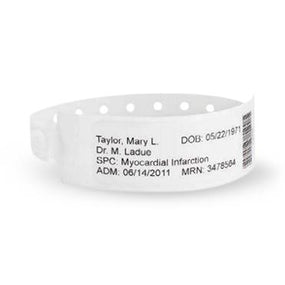 CARESFIELD Plastic/Poly Alert Adult Wristbands 84524 500 Each - MDL-IQC84524