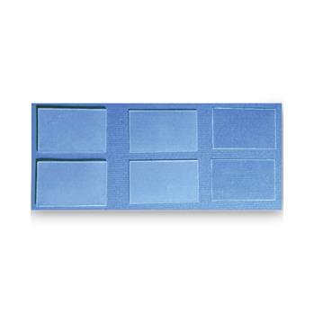 Invotec Breathe-Easy Internal Septal Fluoroplastic Bivalve Nasal Splint, 1.5" x 2.5" x 0.02" (3.8 cm x 6.4 cm x 0.5 mm) - 20-10675 - 5 Pair