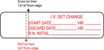 Centurion Nursing IV Tubing Labels - IVL1240 - 1 Roll - MDL-IVL1240