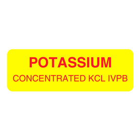 Centurion Centurion Potassium Labels IVL1263 - 3.0 Roll