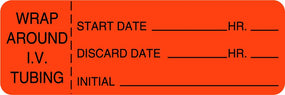 Centurion Nursing IV Tubing Labels - IVL1500 - 1 Roll - MDL-IVL1500