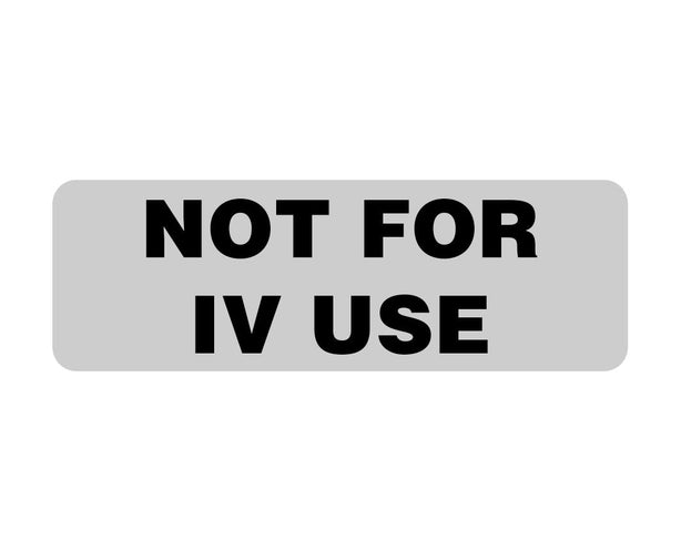 CENTURION Centurion Not for IV Use Labels IVL1900 3 Roll-MDL-IVL1900
