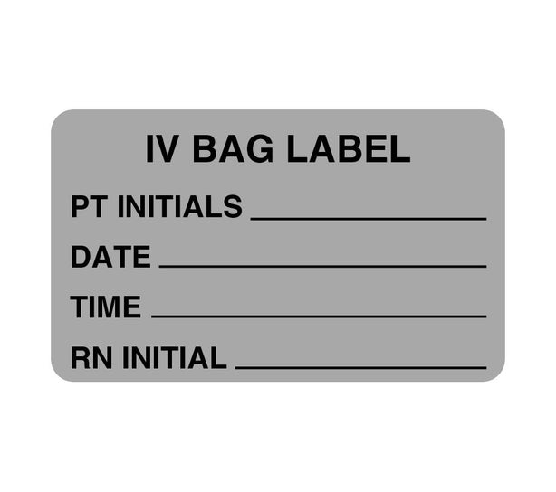 Centurion Nursing IV Bag Labels - IVL1950 - 3 Roll - MDL-IVL1950