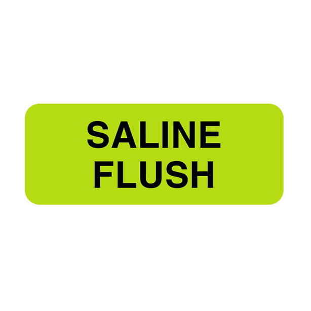 Flush Saline Label - IVL671 - 3 Roll - MDL-IVL671