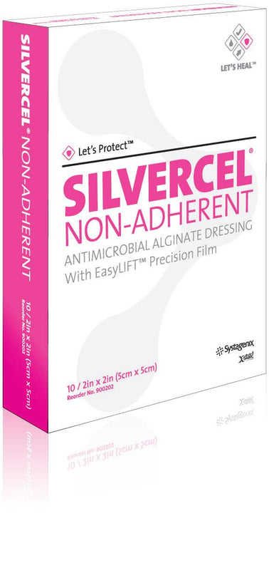 Acelity Silvercel Nonadherent Antimicrobial Alginate Dressings 900404 - 1.0 Each
