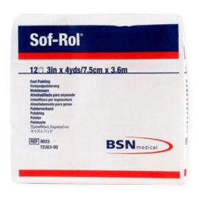 Bsn Medical Sof-Rol Cast Padding, Rayon, 3" x 4 yd. (7.6 cm x 3.7 m) - J-J9033