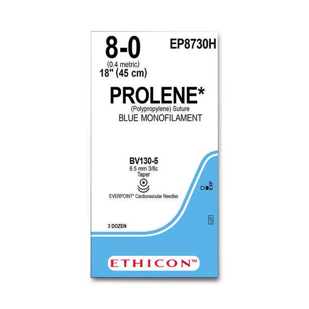 Ethicon Prolene Polypropylene Suture EP8730H - 36.0 Each