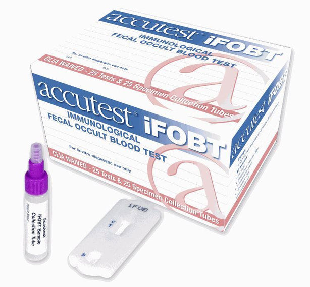 Jant Pharmacal Corporation Accutest ValuPak Immunological Fecal Occult Blood (iFOBT) Test CS620 - 25.0 Each