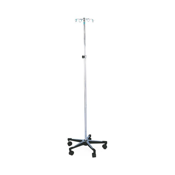 BLICKMAN HEALTH IND INC 5-Leg Stainless Steel or Chrome IV Stands JCC13506 1 Each - MDL-JCC13506