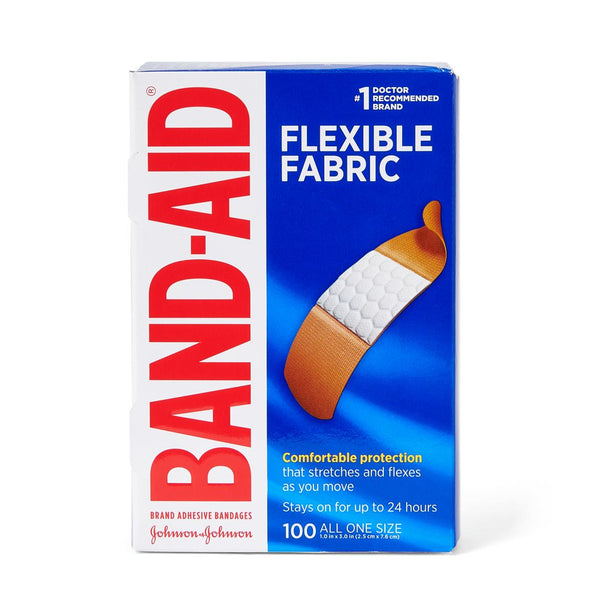 JOHNSON & JOHNSON BAND-AID Flexible Fabric Bandages 004444 1200 Each-MDL-JIP004444CS