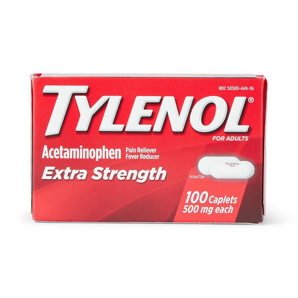 Johnson & Johnson Tylenol Extra-Strength Caplets 044909 - 48.0 Each