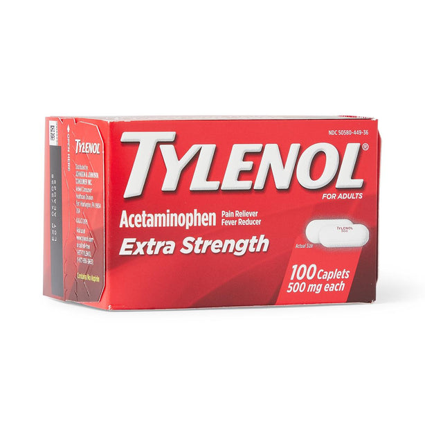 Johnson & Johnson Tylenol Extra-Strength Caplets 044909 - 48.0 Each